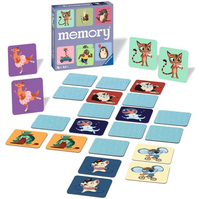 Ravensburger Memory - Le Monde Sauvage des Animaux (Multilingue)