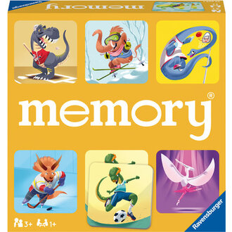 Ravensburger Memory - Dinosaures Sportifs (Multilingual) Ravensburger Memory - Dinosaures Sportifs (Multilingual)