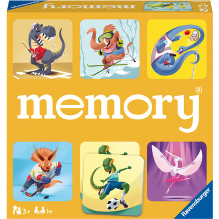 Ravensburger Memory - Dinosaures Sportifs (Multilingual)