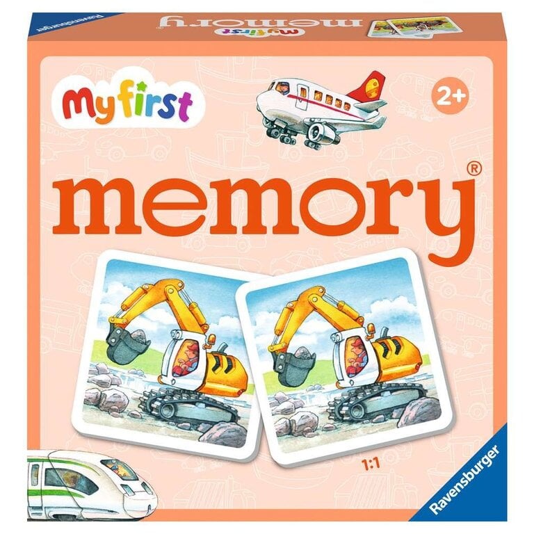 Ravensburger Mon premier Memory - Vehicules (Multilingue)