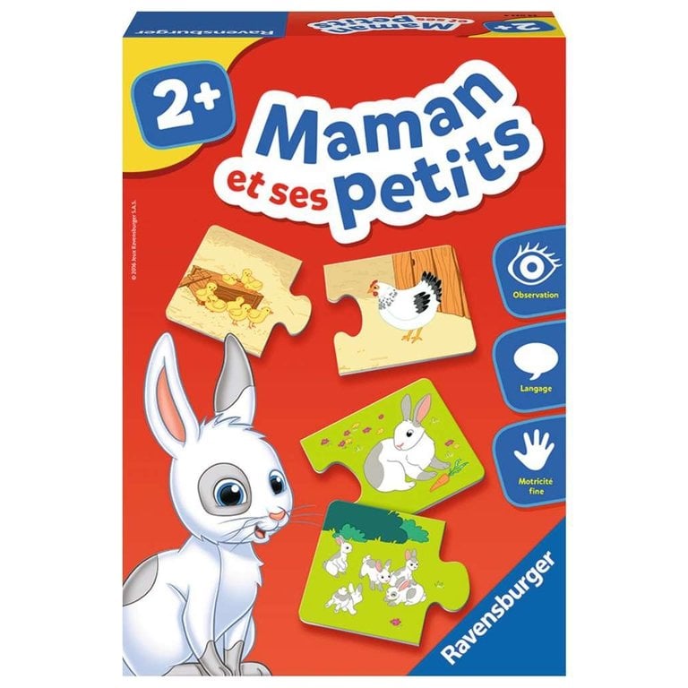 Ravensburger Maman et ses petits (Francais)