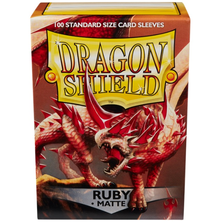 Dragon Shield (Dragon Shield) Ruby Matte - 100 Unités - 63mm x 88mm