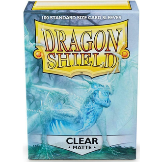 Dragon Shield (Dragon Shield) Matte Clear - 100 Unités - 63mm x 88mm Dragon Shield (Dragon Shield) Matte Clear - 100 Unités - 63mm x 88mm