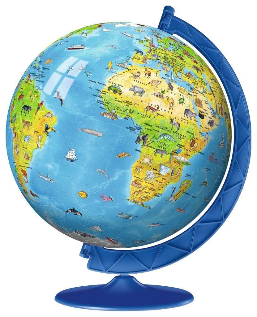 Ravensburger Globe pour enfants (Anglais) - 187 pièces 3D - Jeuxjubes