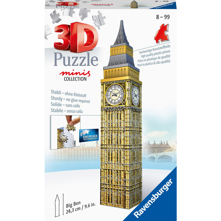 Ravensburger Mini Big Ben - 60 pièces 3D