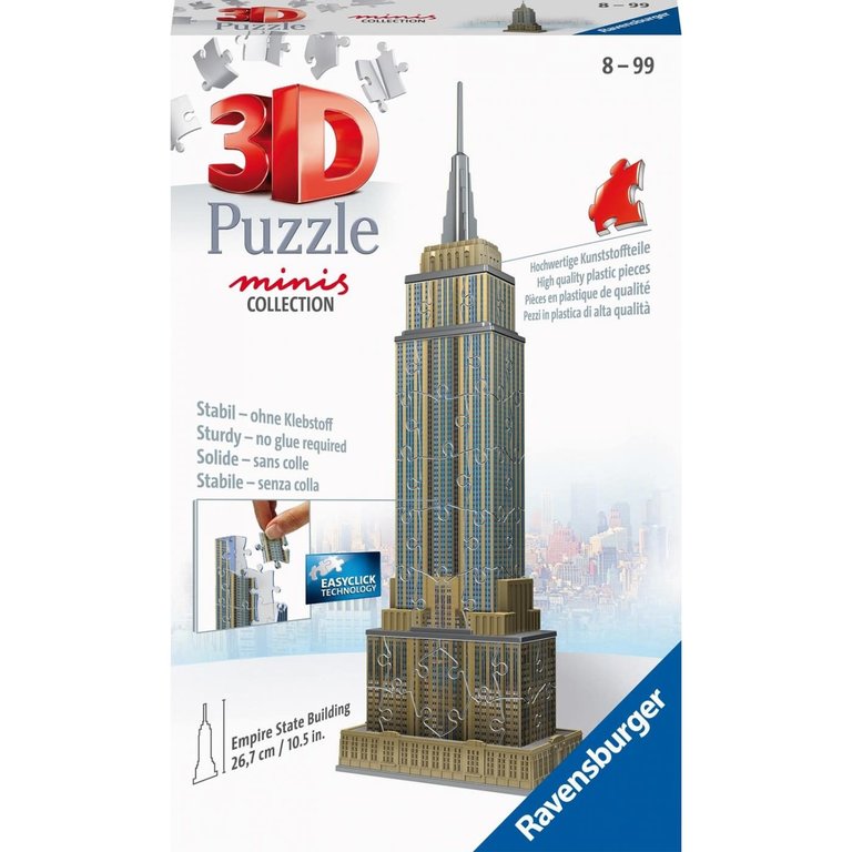 Ravensburger Mini Empire State Building - 66 pièces 3D