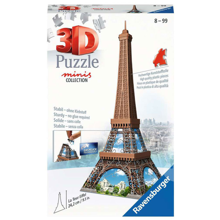 Ravensburger Mini tour Eiffel - 187 pièces 3D