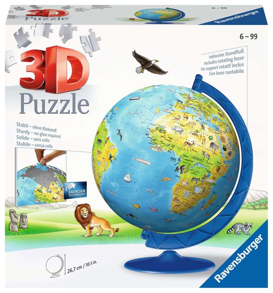 Ravensburger Globe pour enfants (Francais) - 187 pièces 3D