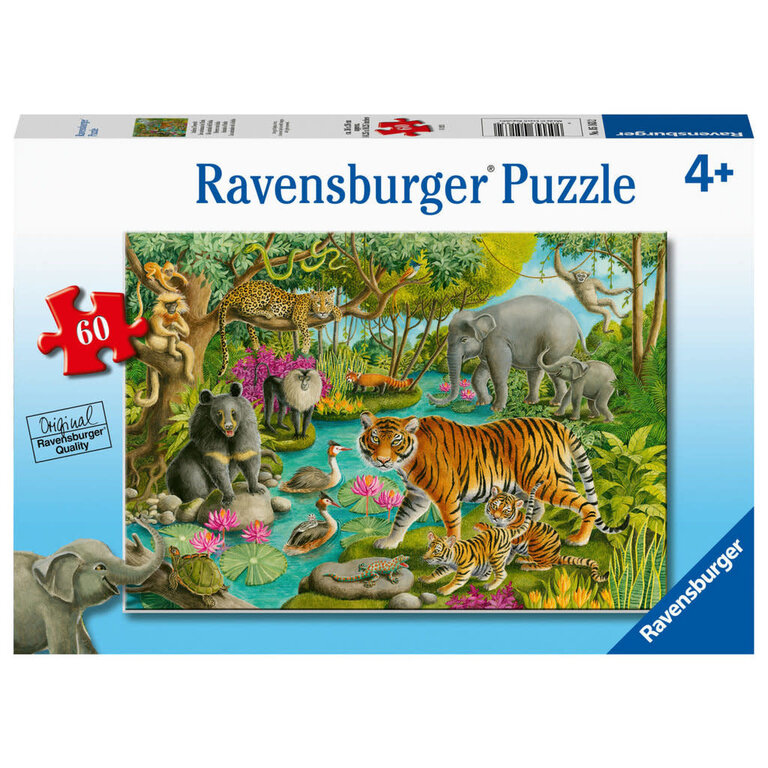 Ravensburger Les animaux de l'Inde - 60 pièces