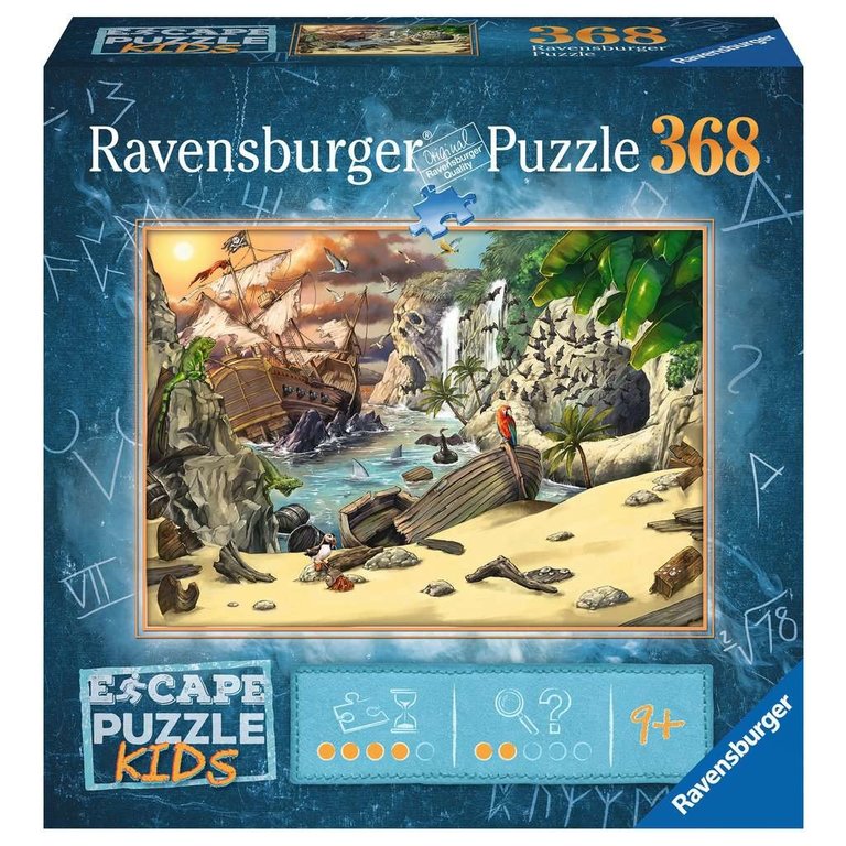 Ravensburger L'aventure des pirates - Escape Puzzle Kids - 368 pièces
