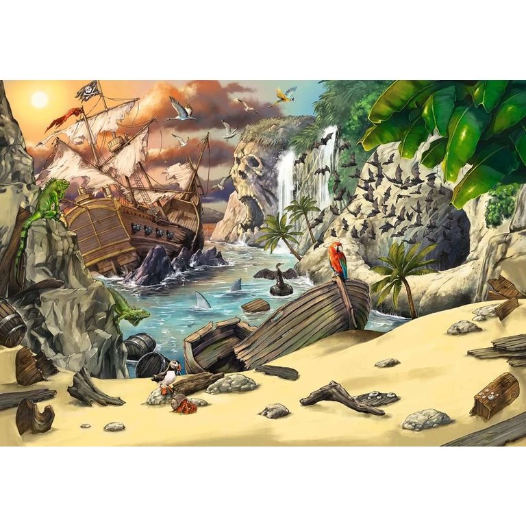Ravensburger L'aventure des pirates - Escape Puzzle Kids - 368 pièces