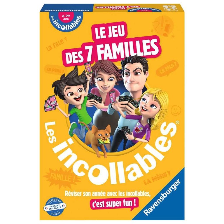 Ravensburger Le Jeu des 7 Familles - Les incollables (Français)