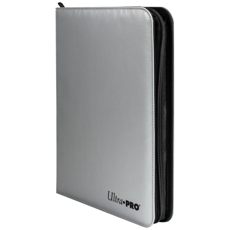 Ultra Pro (UP) 9 Pocket - Zip Binder Pro - Silver