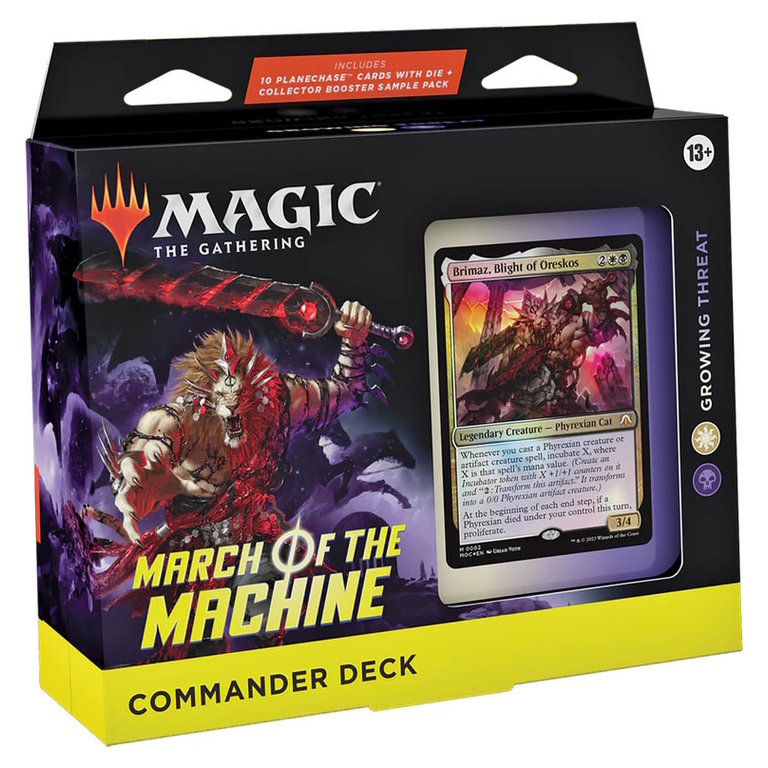 Magic the Gathering March of the Machine - Commander Deck - Growing Threat (Anglais)