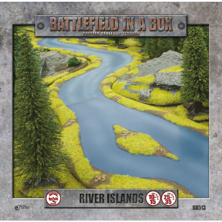 Galeforce Nine Battlefield in a Box - River Expansion - Island