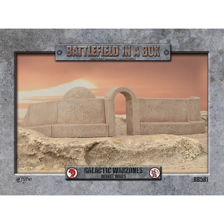 Galeforce Nine Battlefield in a Box - Forgotten City - Desert Walls