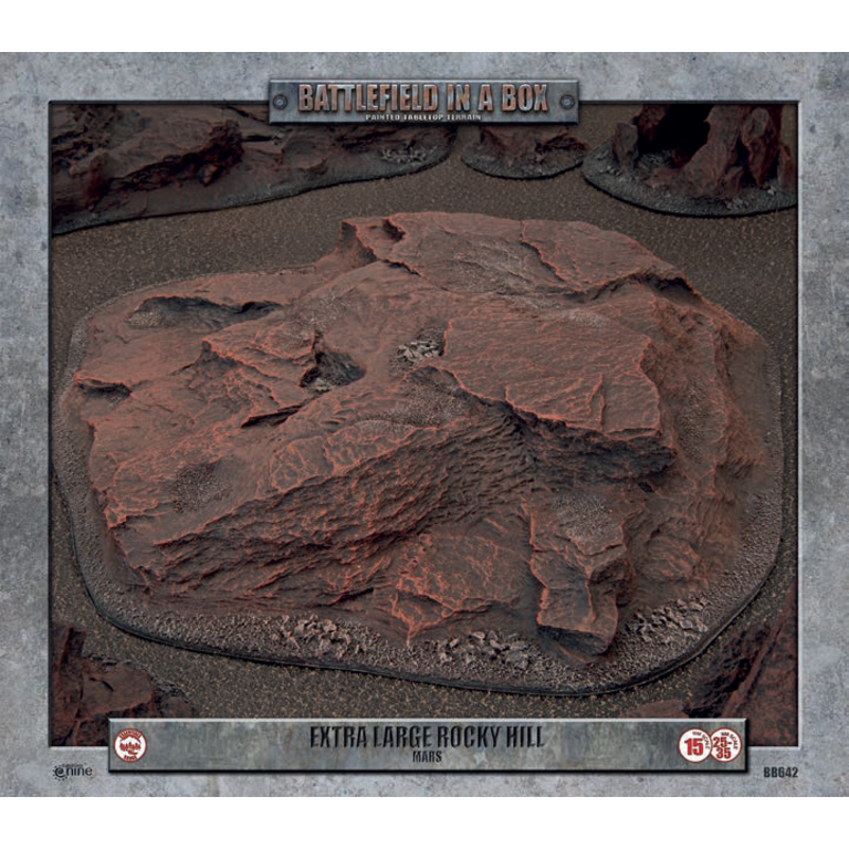 Galeforce Nine Battlefield in a Box - Mars - Extra Large Rocky Hill