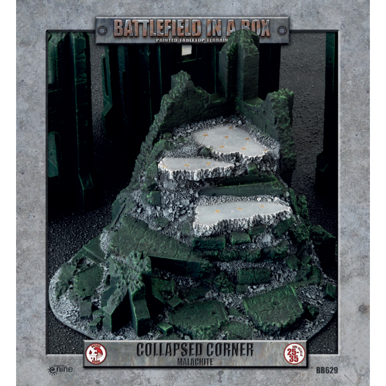 Galeforce Nine Battlefield in a Box - Malachite - Collapsed Corner