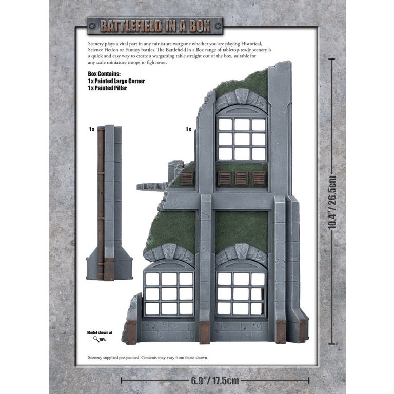 Galeforce Nine Battlefield in a Box - Gothic Industrial - Large Corner