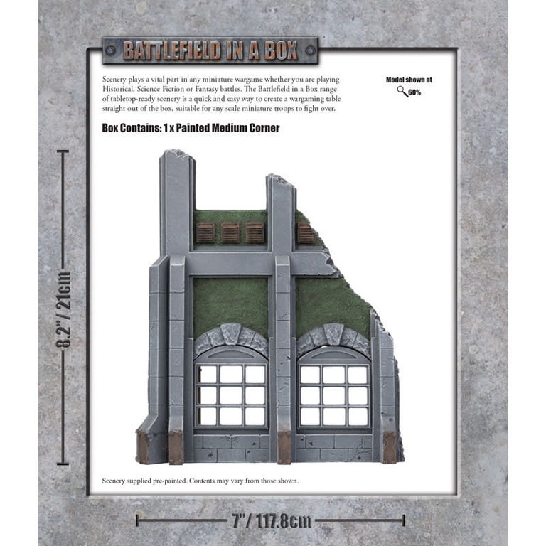 Galeforce Nine Battlefield in a Box - Gothic Industrial - Medium Corner