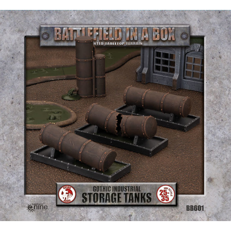 Galeforce Nine Battlefield in a Box - Gothic Industrial - Storage Tanks