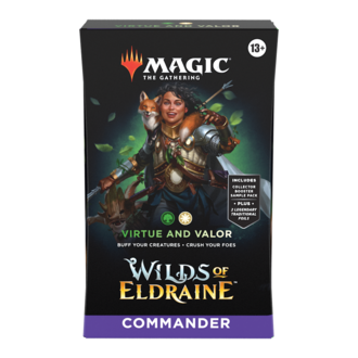 Magic the Gathering Wilds of Eldraine - Commander - Virtue and Valor (Anglais)