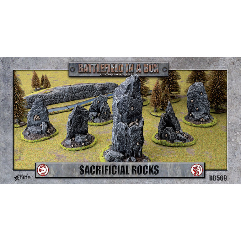 Galeforce Nine Battlefield in a Box - Sacrificial Rocks