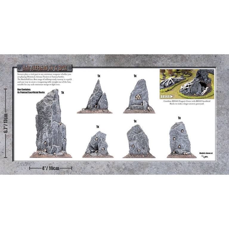 Galeforce Nine Battlefield in a Box - Sacrificial Rocks