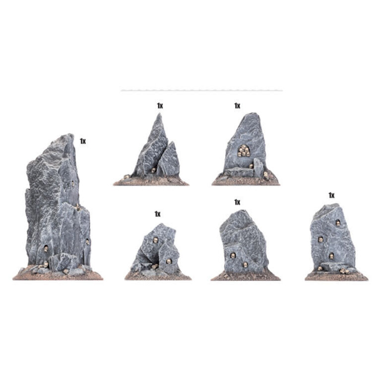 Galeforce Nine Battlefield in a Box - Sacrificial Rocks