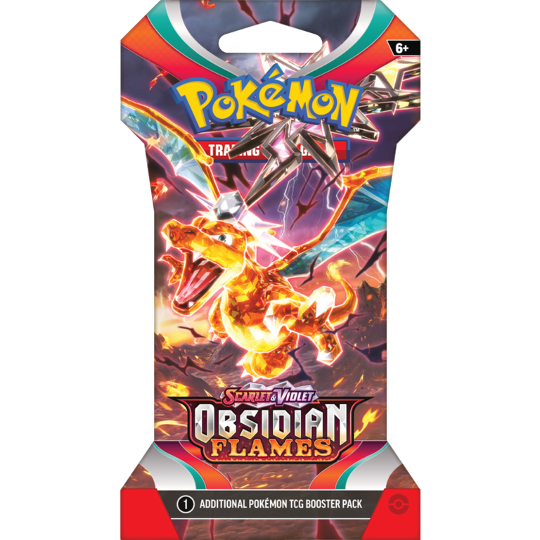 Pokémon Pokémon - Scarlet & Violet (3) - Obsidian Flames - Sleeved Booster (Anglais)