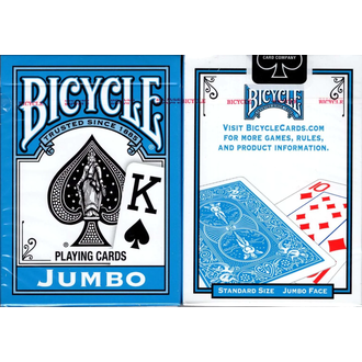 Bicycle Cartes à jouer - Bicycle - Jumbo Blue