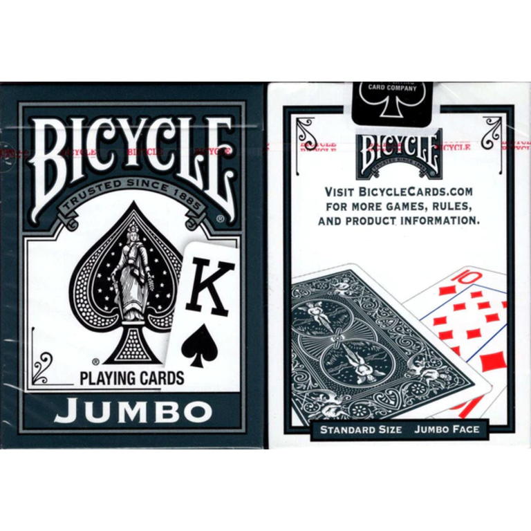 Bicycle Cartes à jouer - Bicycle - Jumbo Black