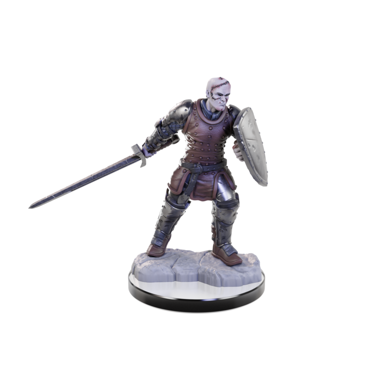 Nolzur's Marvelous Unpainted Miniatures - Reborn Paladin/Warlock*