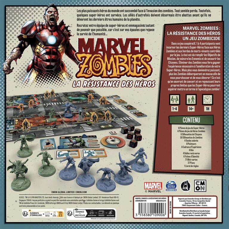 Marvel Zombies - Un jeu Zombicide - La resistance des héros (French)