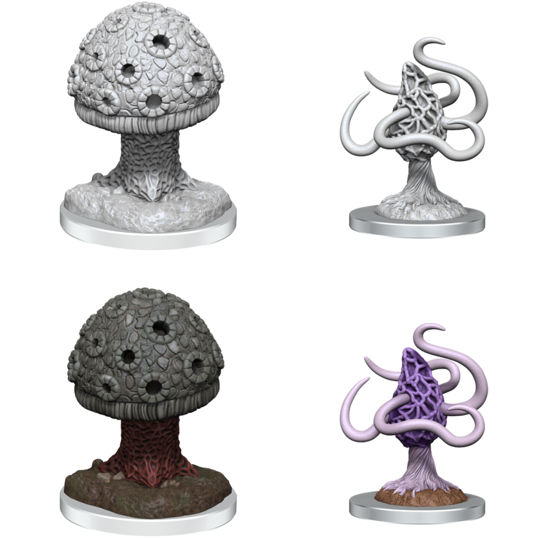 Dungeons & Dragons Nolzur's Marvelous Unpainted Miniatures - Shrieker / Violet Fungus