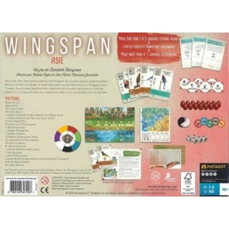 Wingspan - Asie (French)