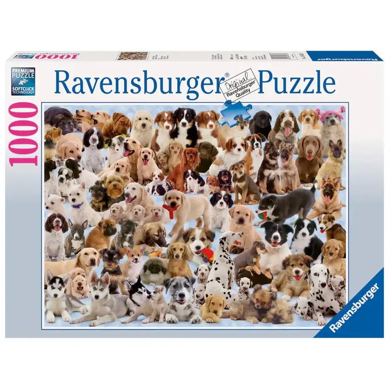Ravensburger Portraits de chiens - 1000 pièces