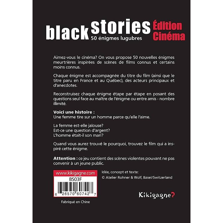Black Stories - Edition cinema (Francais)