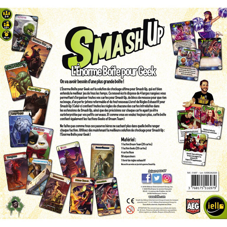 Smash Up - La grosse boite pour geek (Francais)