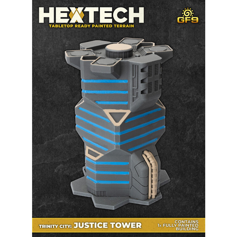 Galeforce Nine Hextech Battlefield in a Box - Trinity City - Justice Tower