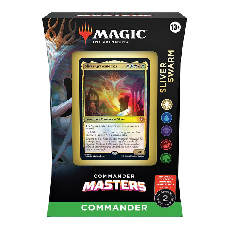 Magic the Gathering Commander Masters - Commander - Sliver Swarm (Anglais)