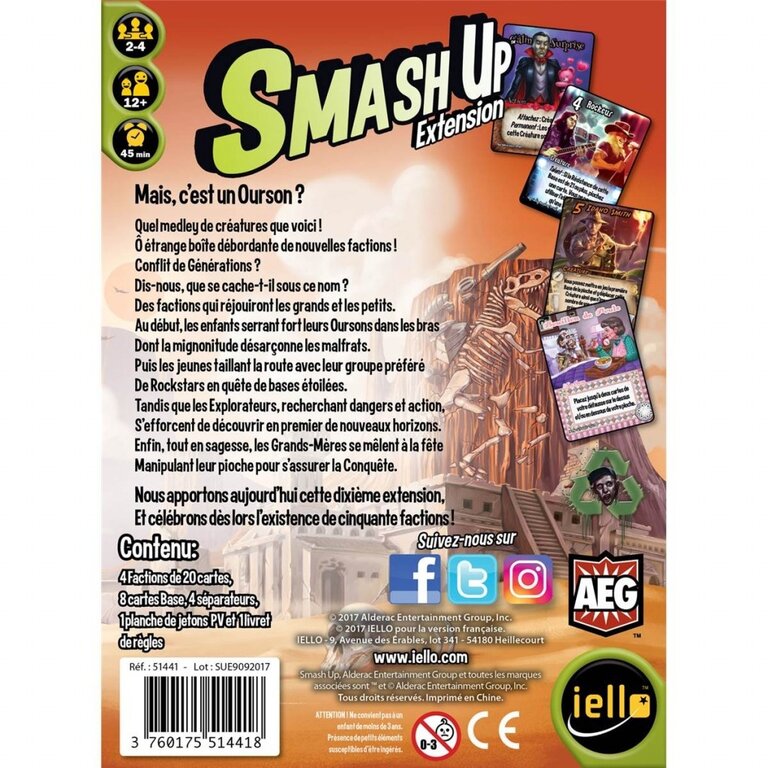 Smash Up - Conflit de générations (Francais)