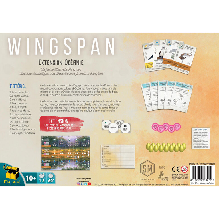 Wingspan - Océanie (Francais)