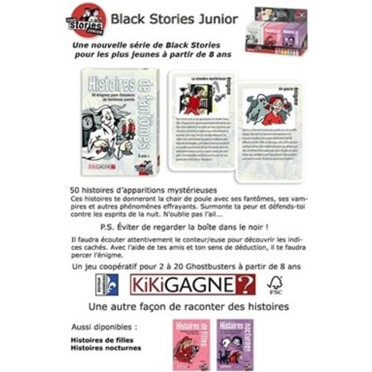Black Stories Junior - Histoires de Fantômes (Francais)