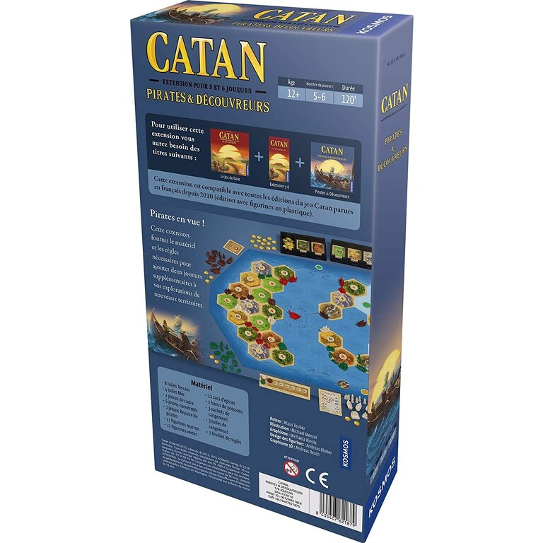 Catan - Pirates & Decouvreurs - 5 et 6 joueurs (Francais)