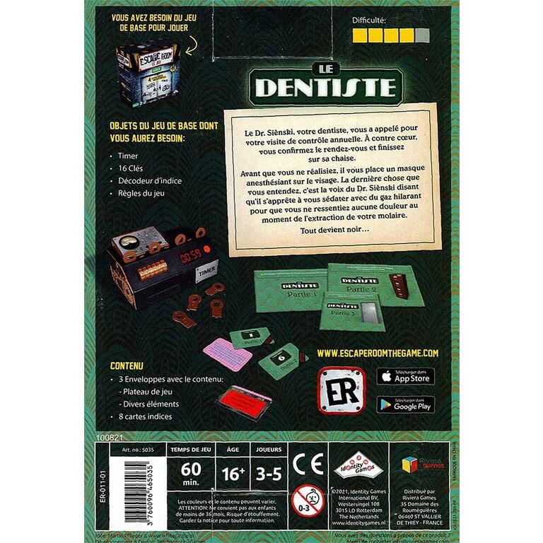 Escape room - Le dentiste (Francais)*