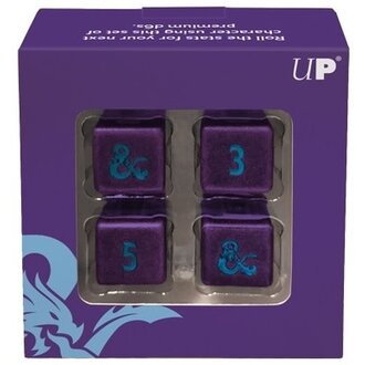 Ultra Pro (UP) Heavy Metal D6 Dice Set - 4 Piece Set - Phandelver Campaign*