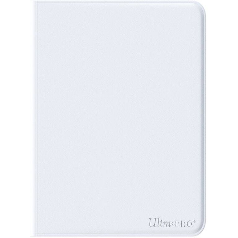 Ultra Pro (UP) 9 Pocket - Zip Binder Vivid - White