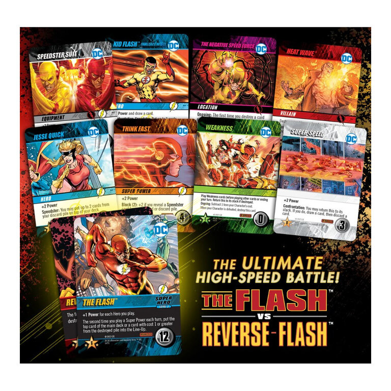 DC Comics - Deck Building Game -  Rivals Flash vs Reverse Flash (English)