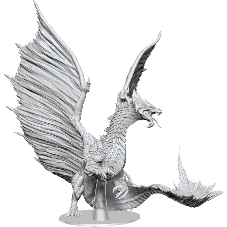 Nolzur's Marvelous Unpainted Miniatures - Adult Brass Dragon
